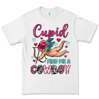 White cupid find me a cowboy Premium Tee - OliviaCreatesArt