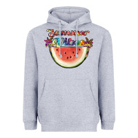 Heather Grey summer vibes Heavyweight Hoodie - JahusDesignShop