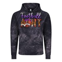 Cloud Black Football Aunt Vintage Hoodie - CowhideDigitalArt