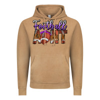 Football Aunt Vintage Hoodie | Teevron