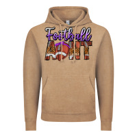 Vintage Coffee Football Aunt Vintage Hoodie - CowhideDigitalArt