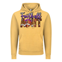 Vintage Mustard Football Aunt Vintage Hoodie - CowhideDigitalArt