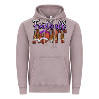Vintage Zinc Football Aunt Vintage Hoodie - CowhideDigitalArt