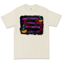 Bone halloween witch hat backround Premium Tee - RanaPortraitStore