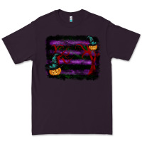 Plum halloween witch hat backround Premium Tee - RanaPortraitStore