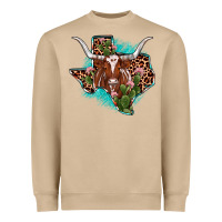Mushroom texas longhorn texas map Heavyweight Sweatshirt - JahusDesignShop