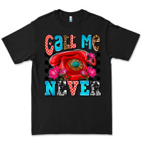 Black call me never olivia Premium Tee - OliviaCreatesArt