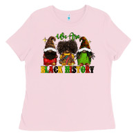 Bubblegum Pink We are black history Ladies Tee - FaDigitalArtStudio