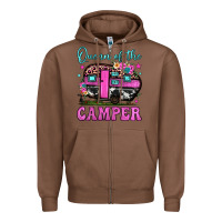 Chestnut queen of the camper Zipper Hoodie - JahusDesignShop
