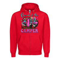 Red queen of the camper Zipper Hoodie - JahusDesignShop