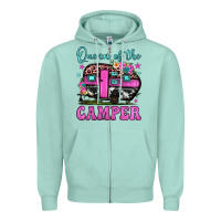 Seafoam queen of the camper Zipper Hoodie - JahusDesignShop