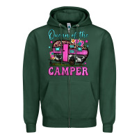 Sports Green queen of the camper Zipper Hoodie - JahusDesignShop
