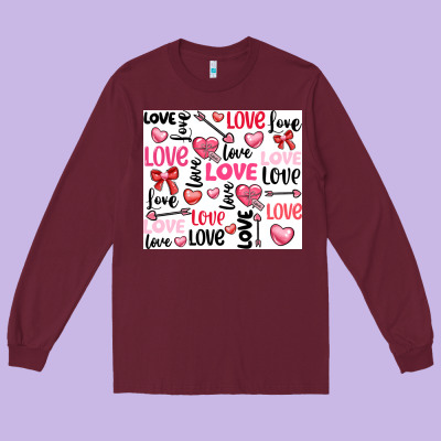 Love Long Sleeve Tee Designed By Lillyallendesigns