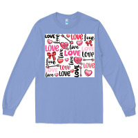 Colony Blue love Long Sleeve Tee - LillyAllenDesigns