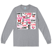 Heather Grey love Long Sleeve Tee - LillyAllenDesigns