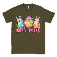 Army Green Happy Easter Nurse eggs Easter Day Classic Tee - CowGirlArtShop