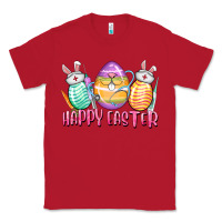 Red Happy Easter Nurse eggs Easter Day Classic Tee - CowGirlArtShop