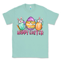 Seafoam Happy Easter Nurse eggs Easter Day Classic Tee - CowGirlArtShop