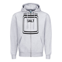 Heather Grey salt shaker halloween costume t shirt for couples t shirt Zipper Hoodie - baoMotion