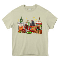 Mossy Christmas coffee cups with Labrador Heavy Core Tee - RanaPortraitStore