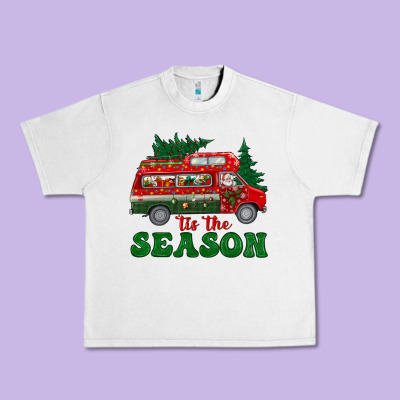 Christmas 'tis The Season Urban Heavy Tee Designed By Bundleandbundleshop