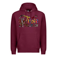 Burgundy hair hustler 2 Premium Hoodie - SublimationCraftShop