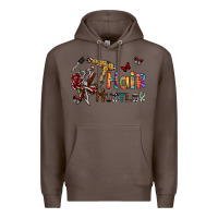 Coffee hair hustler 2 Premium Hoodie - SublimationCraftShop