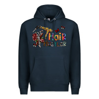 Navy hair hustler 2 Premium Hoodie - SublimationCraftShop