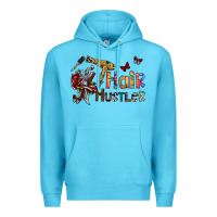 Ocean Blue hair hustler 2 Premium Hoodie - SublimationCraftShop