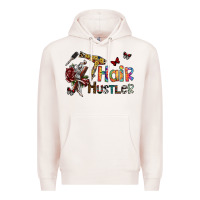 Pale Pink hair hustler 2 Premium Hoodie - SublimationCraftShop