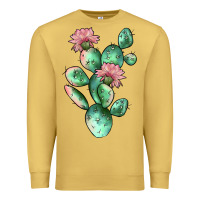 Antique Gold cactus 5 Premium Sweatshirt - JahusDesignShop