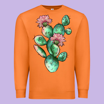Cactus 5 Premium Sweatshirt Designed By Jahusdesignshop