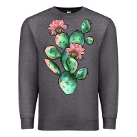 Charcoal Heather cactus 5 Premium Sweatshirt - JahusDesignShop