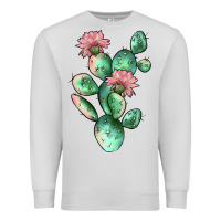 Dove Grey cactus 5 Premium Sweatshirt - JahusDesignShop