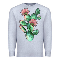 Heather Grey cactus 5 Premium Sweatshirt - JahusDesignShop