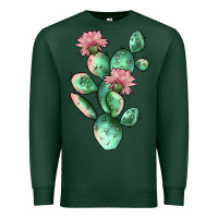 Sports Green cactus 5 Premium Sweatshirt - JahusDesignShop
