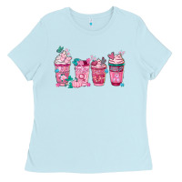 Breast Cancer Coffee Cups Ladies Tee | Teevron