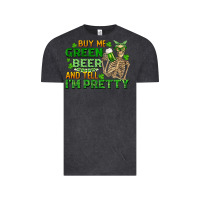 Vintage Black buy me green beer and tell me i'm pretty Vintage Tee - FaDigitalArtStudio