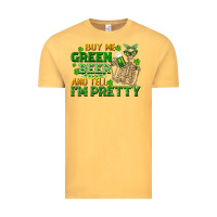 Vintage Mustard buy me green beer and tell me i'm pretty Vintage Tee - FaDigitalArtStudio