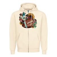 Sandshell football cactus sunflower Zipper Hoodie - JahusDesignShop