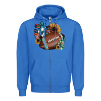 True Royal football cactus sunflower Zipper Hoodie - JahusDesignShop