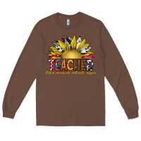 Chestnut Teacher Long Sleeve Tee - CowhideDigitalArt