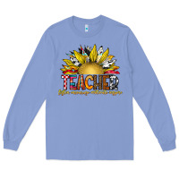 Colony Blue Teacher Long Sleeve Tee - CowhideDigitalArt