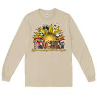 Mushroom Teacher Long Sleeve Tee - CowhideDigitalArt