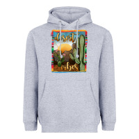 Heather Grey desert vibes Heavyweight Hoodie - JahusDesignShop