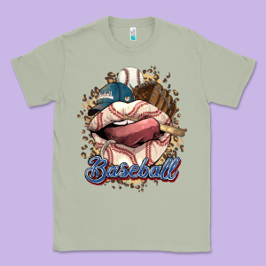 Baseball Lips Classic Tee Designed By Howdyjamesfarm