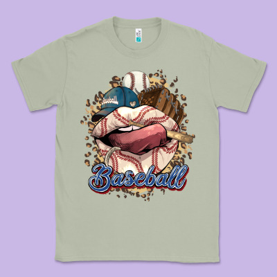 Baseball Lips Classic Tee Designed By Howdyjamesfarm