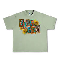 Oil Green Western Blessed Urban Heavy Tee - FaDigitalArtStudio