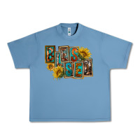Pebble Blue Western Blessed Urban Heavy Tee - FaDigitalArtStudio