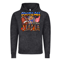 Vintage Black football mama Vintage Hoodie - CowhideDigitalArt